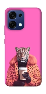 Чохол на Oppo A6 Pro 4G/5G Леопард з кавою фото 1 з 2