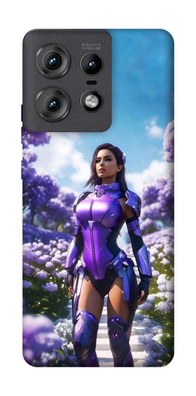 Чохол на Motorola Edge 50 Pro Cyber space girl ver.4 фото 1 з 1