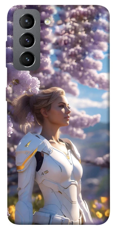 Чохол на Samsung Galaxy S21 FE Cyber space girl ver.1 фото 1 з 1