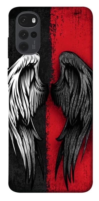 Чехол на Motorola Moto G22 Angel and Devil фото 1 из 1