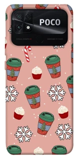 Чохол на Xiaomi Poco C40 Новорічний v38 фото 1 з 1