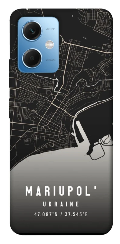Чехол на Xiaomi Poco X5 5G Mariupol map фото 1 из 1