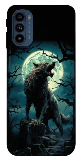 Чохол на Motorola Moto G41 Вовк під місяцем фото 1 з 1
