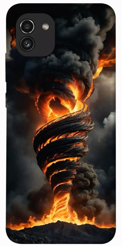 Чехол на Samsung Galaxy A03 Огненный торнадо фото 1 из 1