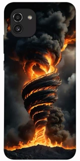Чехол на Samsung Galaxy A03 Огненный торнадо фото 1 из 1