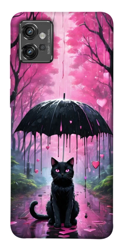 Чохол на Motorola Moto G32 Black cat фото 1 з 1