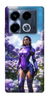 Чохол на Infinix Note 40 4G Cyber space girl ver.4 фото 1 з 1