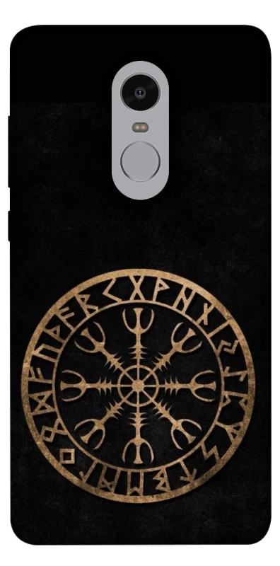 Чехол на Xiaomi Redmi Note 4X / Note 4 (Snapdragon) Рунический круг v2 фото 1 из 1