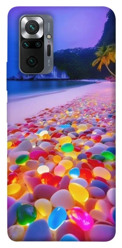 Чохол на Xiaomi Redmi Note 10 Pro Каміння світиться на березі фото 1 з 1