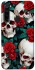 Чехол на Xiaomi Redmi Note 8 skull and rose фото 1 из 1