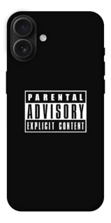 Чохол на Apple iPhone 16 Plus Parental Advisory Label фото 1 Чохол на Apple iPhone 16 Plus Parental Advisory Label фото 1 з 1