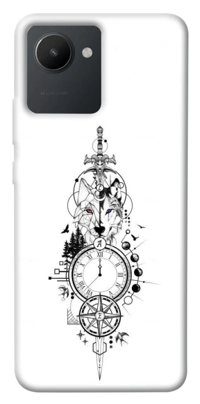 Чехол на Realme C30 Tattoo ver.8 фото 1 из 1