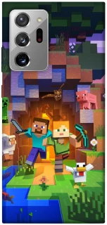 Чехол на Samsung Galaxy Note 20 Ultra Minecraft game фото 1 из 1