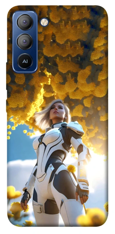 Чохол на TECNO Pop 5 LTE Cyber space girl ver.3 фото 1 з 1