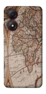 Чехол на ZTE Blade A34 4G Карта путешествий фото 1 из 1