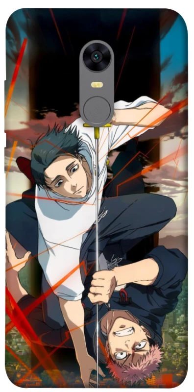 Чехол на Xiaomi Redmi 5 Plus / Redmi Note 5 (Single Camera) Jujutsu kaisen v5 фото 1 из 1