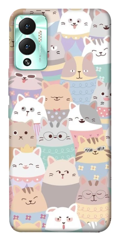 Чохол на Infinix Hot 12 Play Funny Kittens ver.2 фото 1 з 1