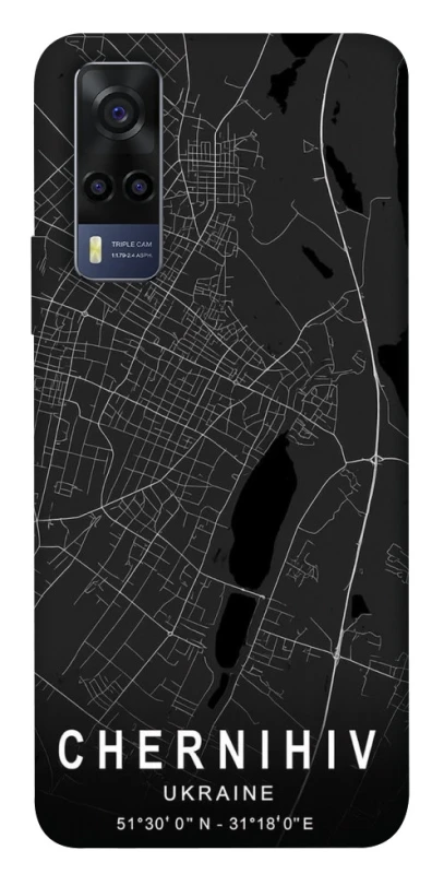 Чохол на Vivo Y53s Chernihiv map фото 1 з 1