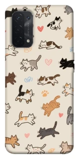Чохол на Oppo A54 5G / A74 5G Cat style ver.2 фото 1 з 1