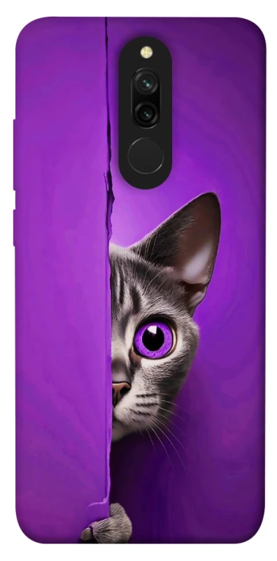 Чохол на Xiaomi Redmi 8 Кіт-підглядач фото 1 з 1