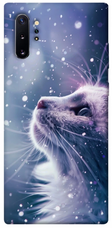 Чехол на Samsung Galaxy Note 10 Plus Snow cat фото 1 из 1