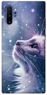 Чехол на Samsung Galaxy Note 10 Plus Snow cat фото 1 из 1