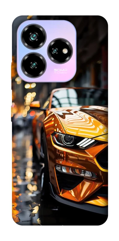 Чохол на ZTE Nubia V60 Desing Golden sports car фото 1 з 1