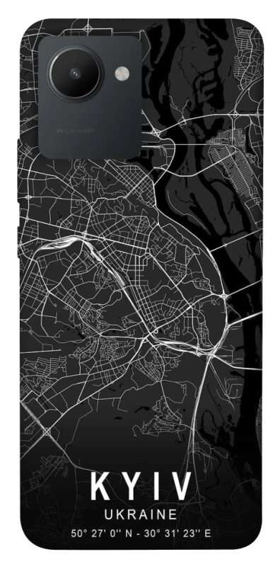 Чохол на Realme C30 Kyiv map фото 1 з 1