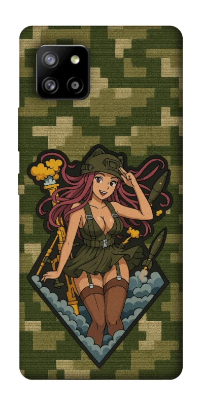 Чохол на Samsung Galaxy A42 5G Military Waifu фото 1 з 1