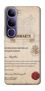 Чехол на Vivo Y300 The Hogwarts acceptance letter фото 1 из 1