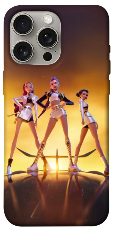 Чехол на Apple iPhone 15 Pro Max (6.7") K-Pop Demon Hunters ver.2 фото 1 из 1