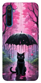 Чохол на Realme 6 Pro Black cat фото 1 з 1