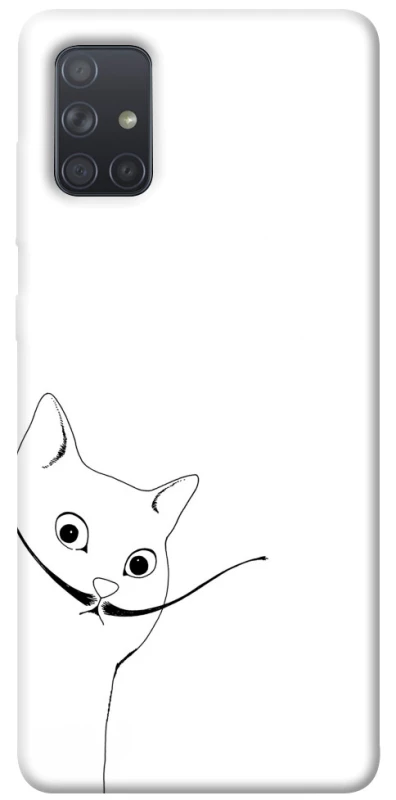 Чехол на Samsung Galaxy A71 Кот Дали фото 1 из 1