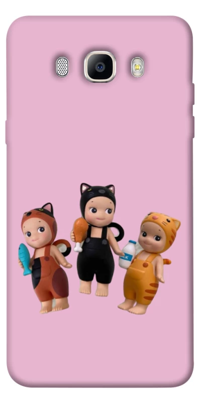 Чохол на Samsung J510F Galaxy J5 (2016) Cat Cafe Trio фото 1 з 1