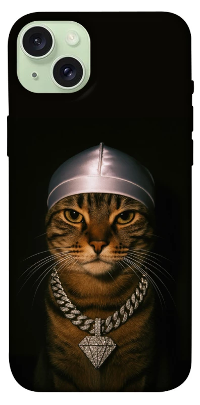 Чехол на Apple iPhone 15 Plus (6.7") Cat in Bling фото 1 из 1