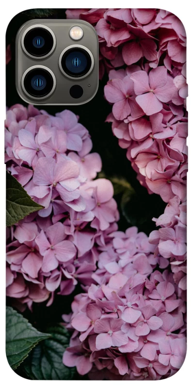 Чохол на Apple iPhone 12 Pro Max (6.7") Рожеві гартензії фото 1 з 1