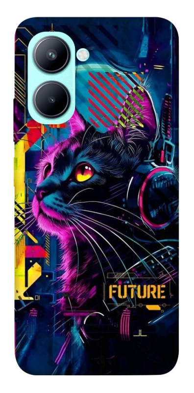 Чохол на Realme C33 Cyber Cat v2 фото 1 з 1