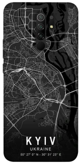 Чохол на Xiaomi Redmi 9 Kyiv map фото 1 з 1