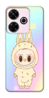 Чохол на Xiaomi Poco M6 4G Fluffy Rainbow Labubu фото 1 з 1