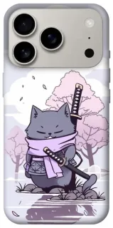 Чехол на Apple iPhone 18 Pro Samurai cat фото 1 из 2