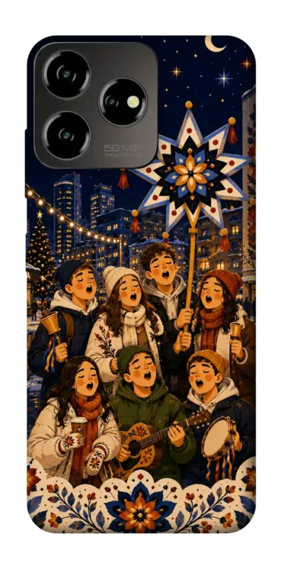 Чехол на ZTE Blade V50 Design 4G Колядка фото 1 из 1