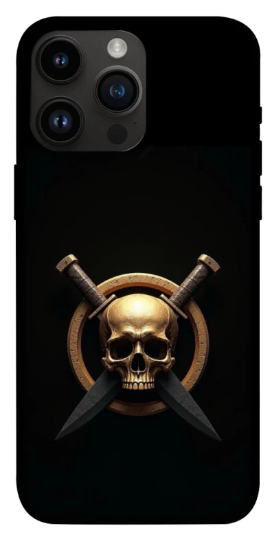 Чехол на Apple iPhone 14 Pro Max (6.7") Golden Skull фото 1 из 1