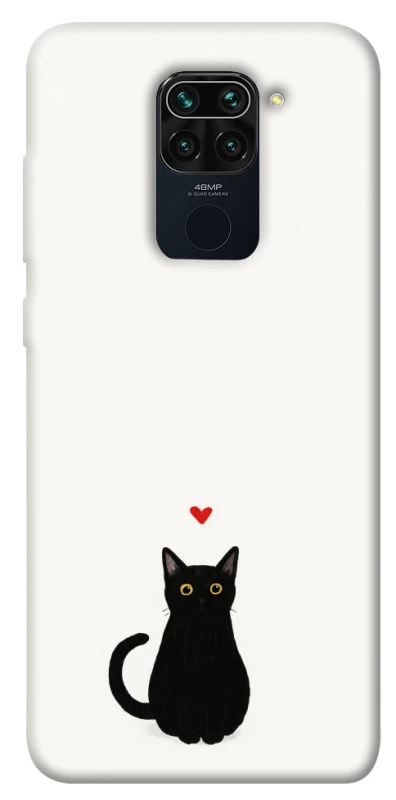 Чохол на Xiaomi Redmi Note 9 / Redmi 10X cat in love фото 1 з 1