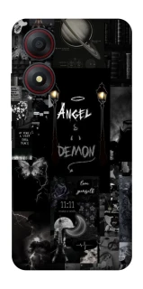 Чехол на ZTE Blade A34 4G Angel & Demon фото 1 из 1