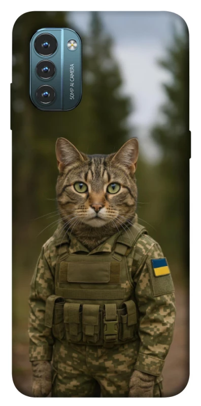 Чехол на Nokia G21 Кот защитник фото 1 из 1