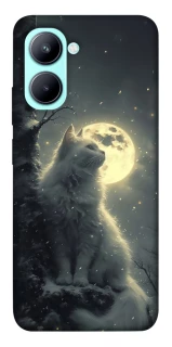 Чохол на Realme C33 Кіт під місяцем фото 1 з 1