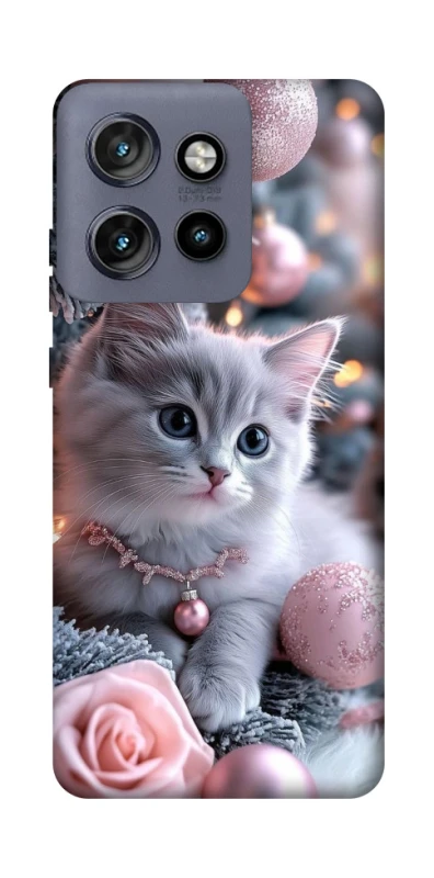 Чехол на Motorola Edge 50 Neo Christmas Kitty фото 1 из 1