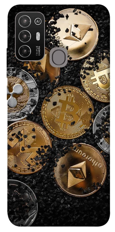 Чехол на ZTE Blade A52 Many coins v2 фото 1 из 1