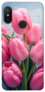 Чехол на Xiaomi Mi A2 Lite / Xiaomi Redmi 6 Pro Розовые тюльпаны фото 1 из 1
