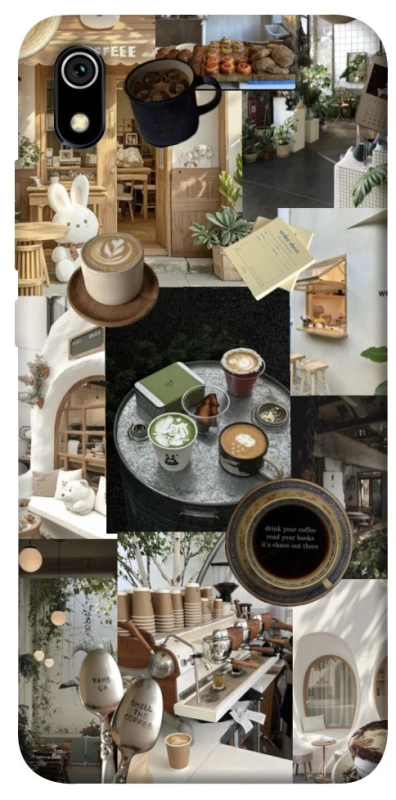 Чохол на Xiaomi Redmi 7A Coffee collage ver.4 фото 1 з 1